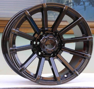 Bison X193 Gloss Black alloy wheel