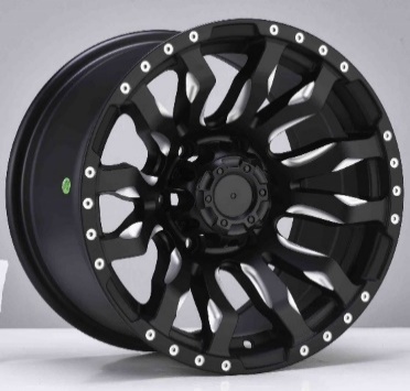 Overland X124 Matte Black alloy wheel