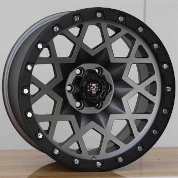 Overland X245 Matte Black alloy wheel