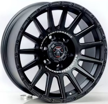 Ridge X026 Matte Black alloy wheel