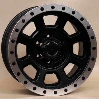 Sierra X223 Black Machined Face alloy wheel