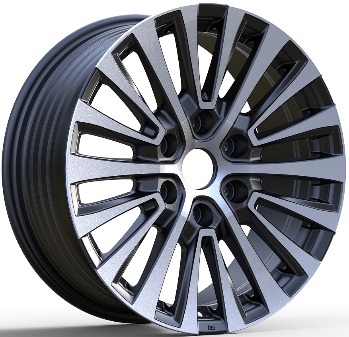 Vanguard V476 Black Machined Face alloy wheel