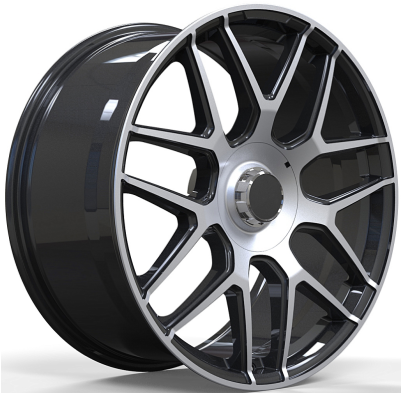 Aero S491 Black Machined Face alloy wheel