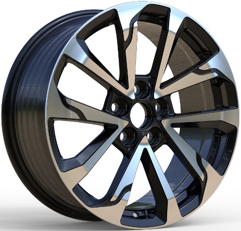Cirrus S416 Black Machined Face alloy wheel