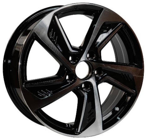 Cirrus S828 Black Machined Face alloy wheel