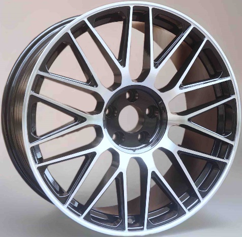 Cosmo S161 Black Machined Face alloy wheel