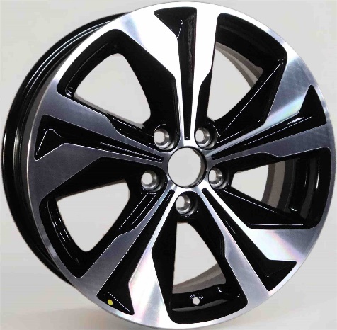 Cosmo S206 Black Machined Face alloy wheel