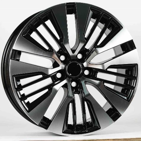 Halo S090 Black Machined Face alloy wheel