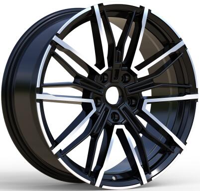 Lumen S358 Black Machined Face alloy wheel