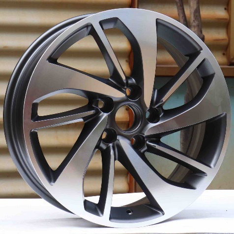 Lumina S855 Gunmetal Machined Face alloy wheel