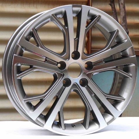 Lyra S901 Gunmetal Machined Face alloy wheel
