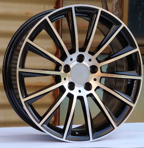 Mirage S125 Black Machined Face alloy wheel