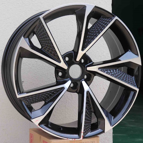 Onyx S008 Black Machined Face alloy wheel
