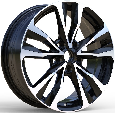 Sable S415 Black Machined Face alloy wheel