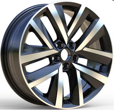 Vega S515 Black Machined Face alloy wheel