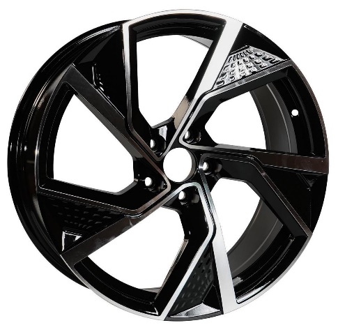 Zephyr S264 Black Machined Face alloy wheel