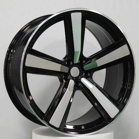 Zephyr S343 Black Machined Face alloy wheel