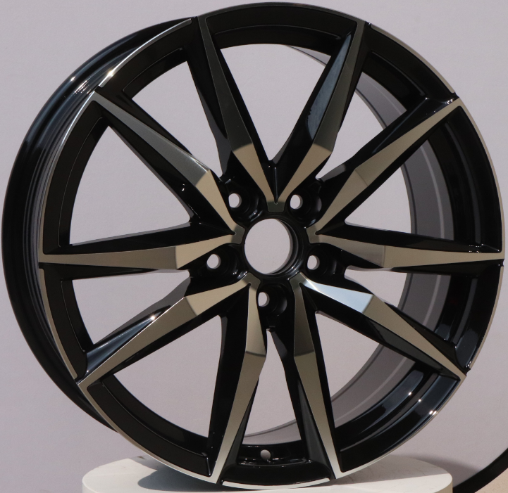 Zephyr S404 Black Machined Face alloy wheel