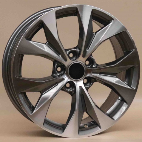 Zephyr S816 Gunmetal Machined Face alloy wheel