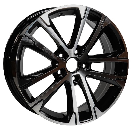 Zephyr S856 Black Machined Face alloy wheel