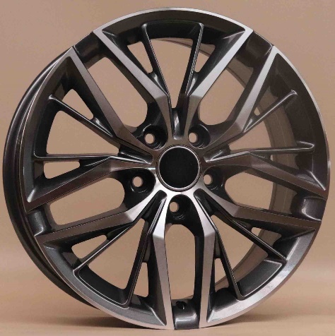 Zephyr S917 Gunmetal Machined Face alloy wheel